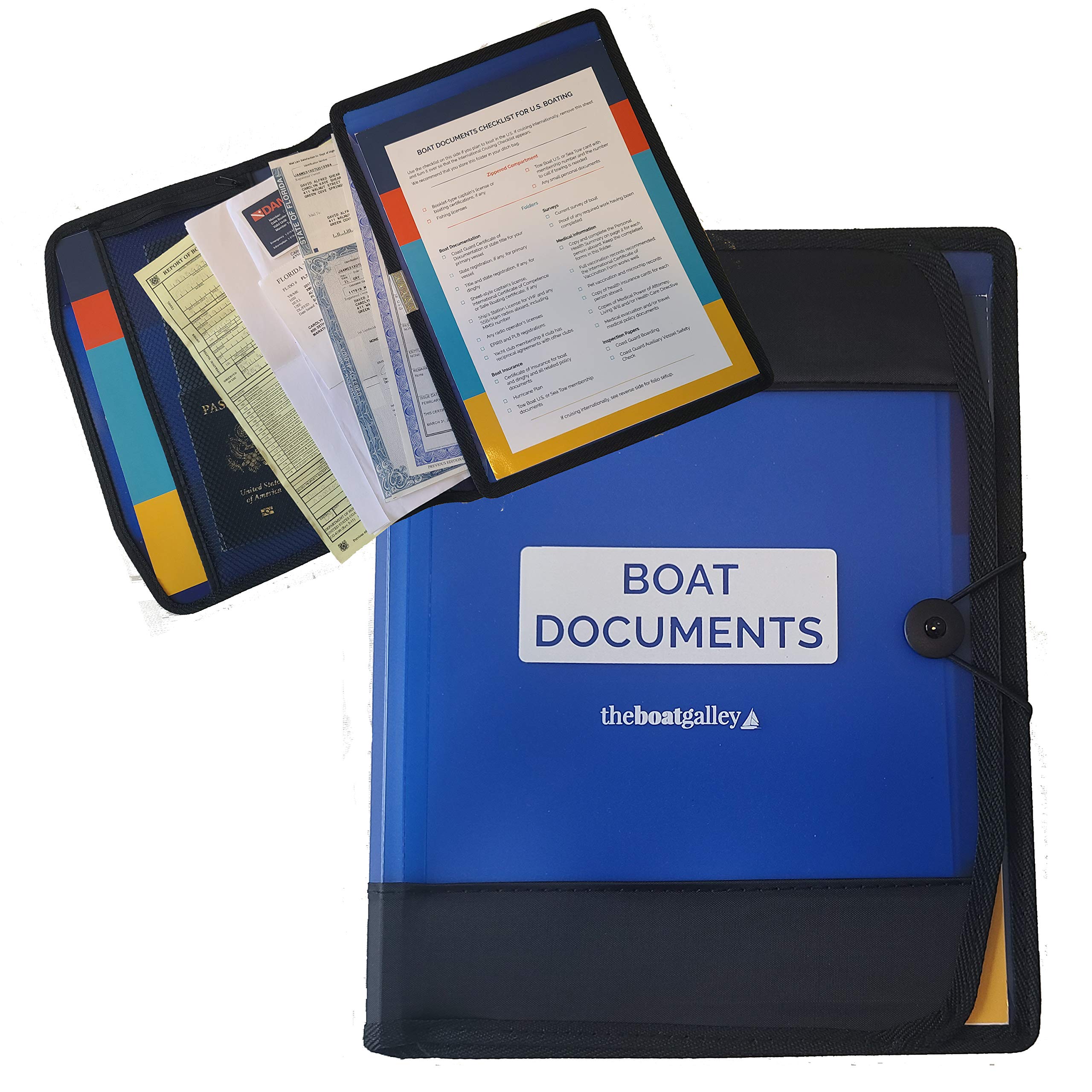 Waterproof document storage with essential papers